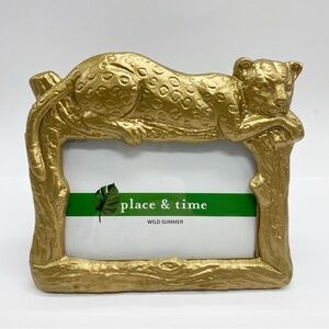 Gold Leopard Picture Frame